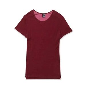 APL men’s burgundy the perfect wool blended Tee size XL NWT